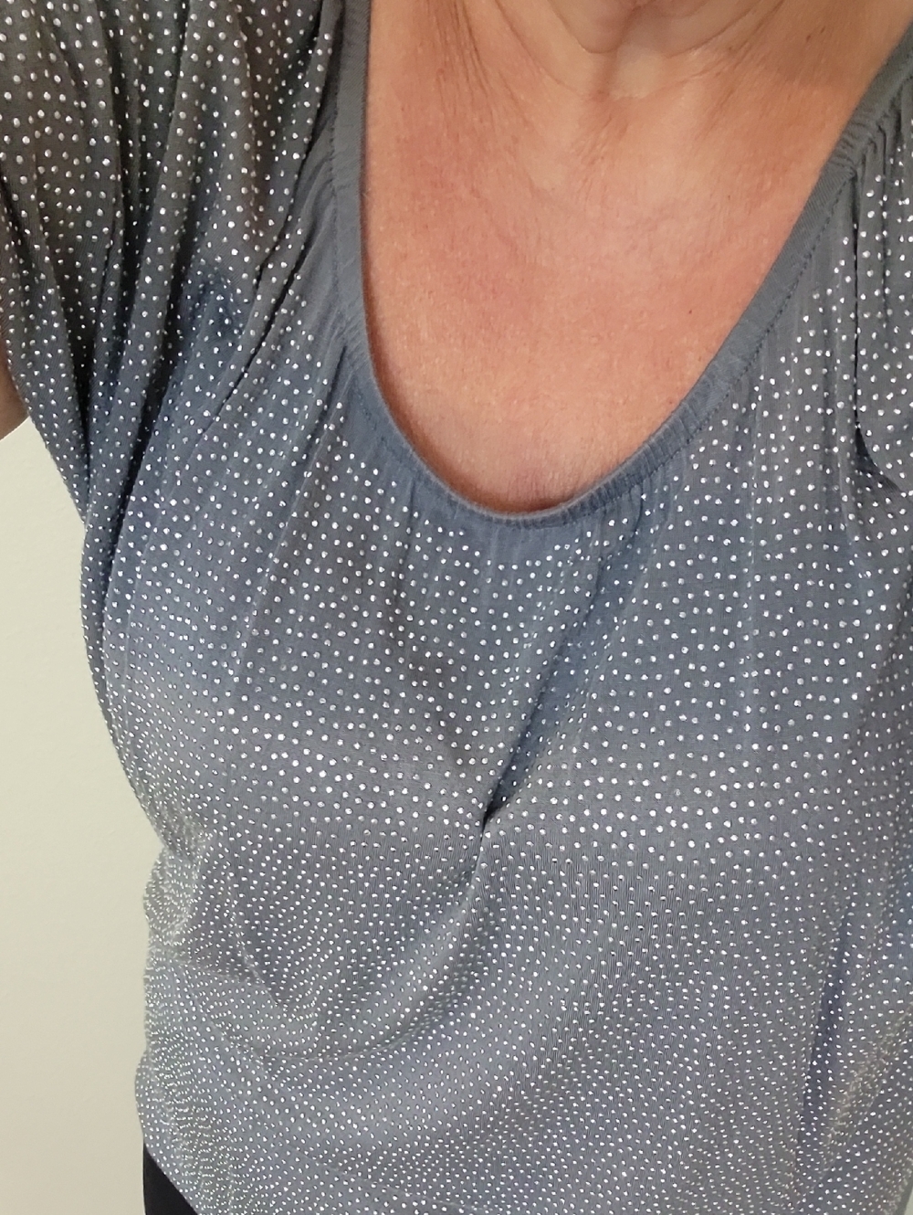 Sparkly Grey Top